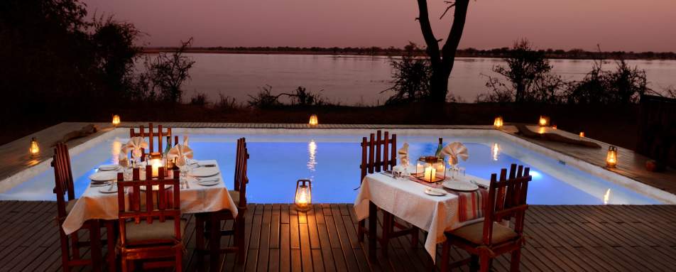 Private Pool Dinners - Chiawa Camp
