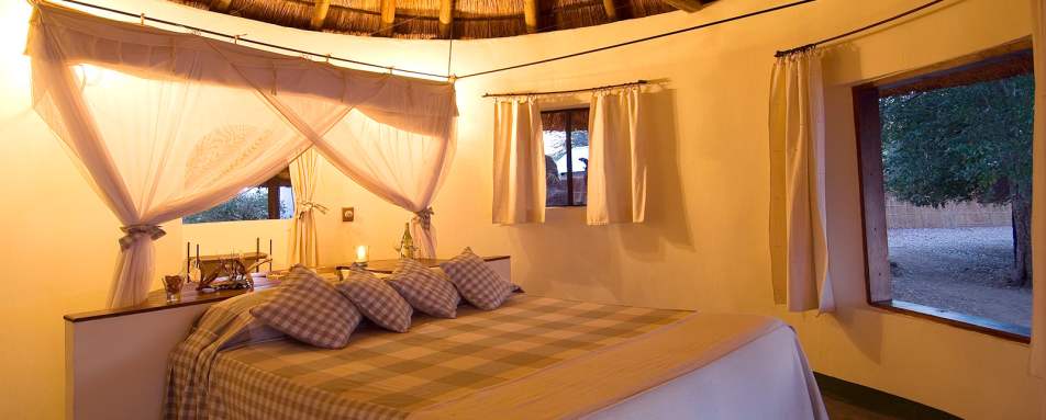 Inside a cottage - Nsefu Camp