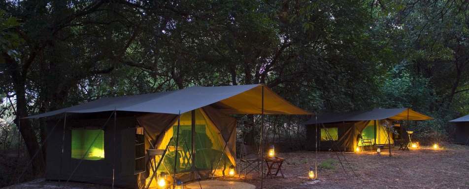 Camp at night - RPS Mobile Camp