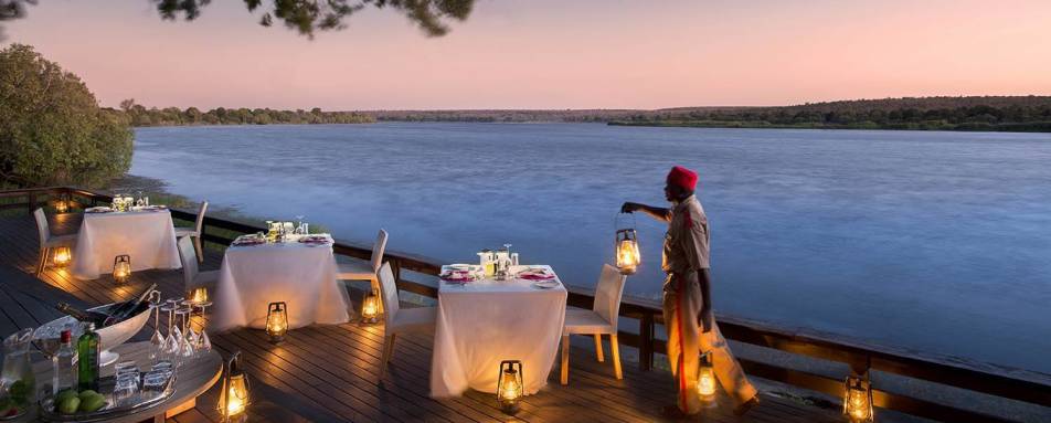 Dinner at River Lodge - Royal Chundu