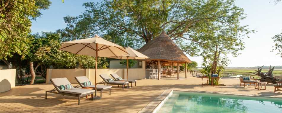 Swimming pool at Kafunta 