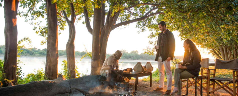 Camp Dinner - Walk Zambia