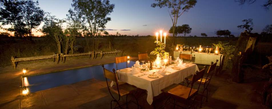 Evening Dining - Little Makalolo Camp