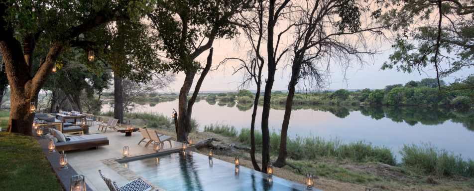 Matetsi River House pool 