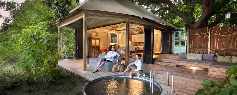 Private deck and plunge pool  