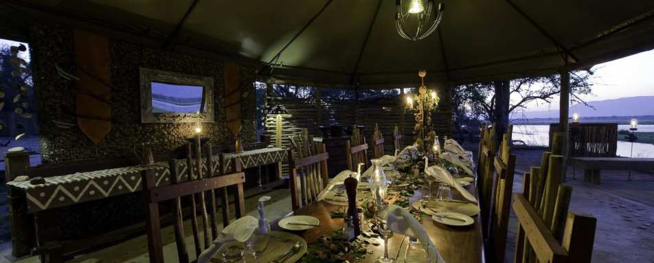 Dinner - Rukomechi Camp