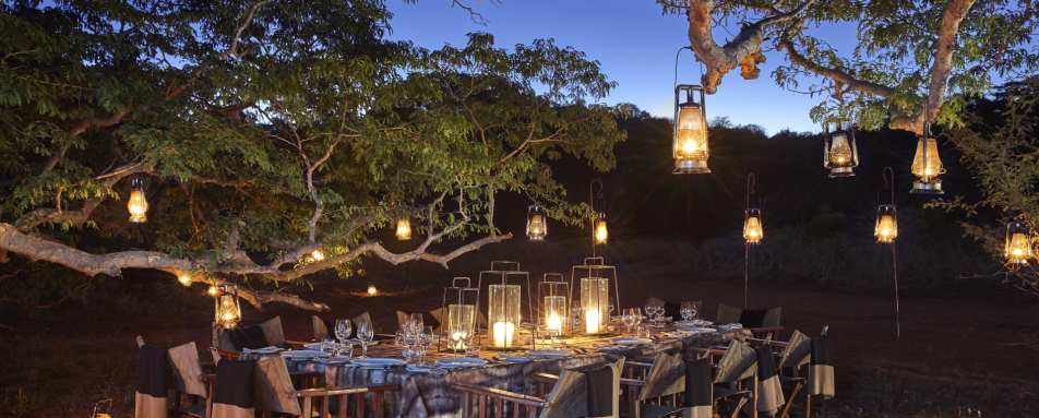 Bush dinner - Singita Pamushana