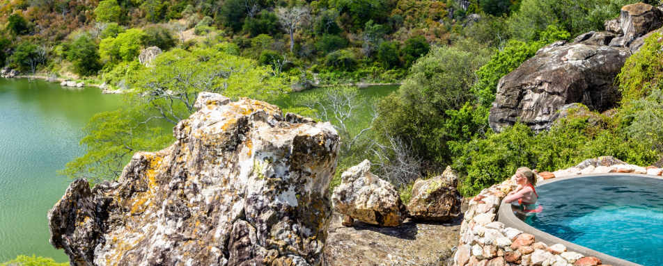 Swimming pool at Singita Pamushana 