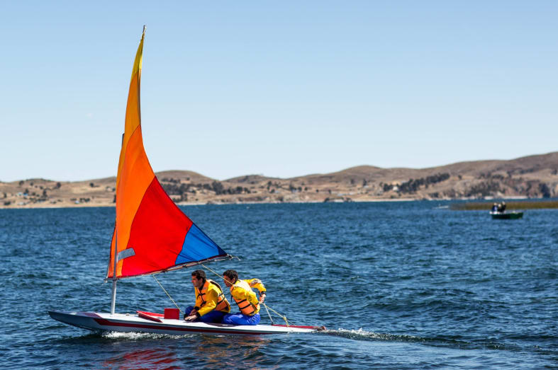 Sailing on Lake Titicaca - Atacama to Lake Titicaca