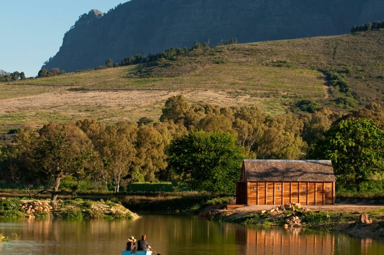 Canoeing on the dam - Southern Africa in Ultimate Luxury