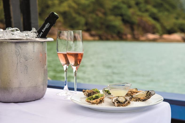 Oysters at Ponta dos Ganchos - Luxury Argentina & Brazil