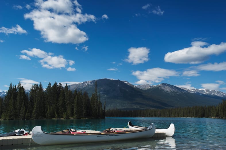 Canoes in Jasper - A Week in Western Canada