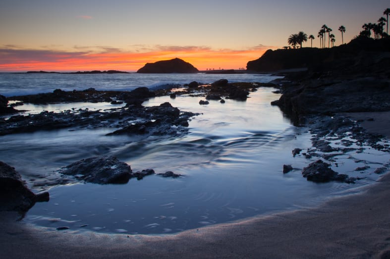 Sunset at Laguna Beach - Whistler and California 