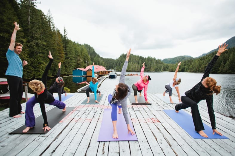 Yoga at Nimmo - West Coast Canada In Style