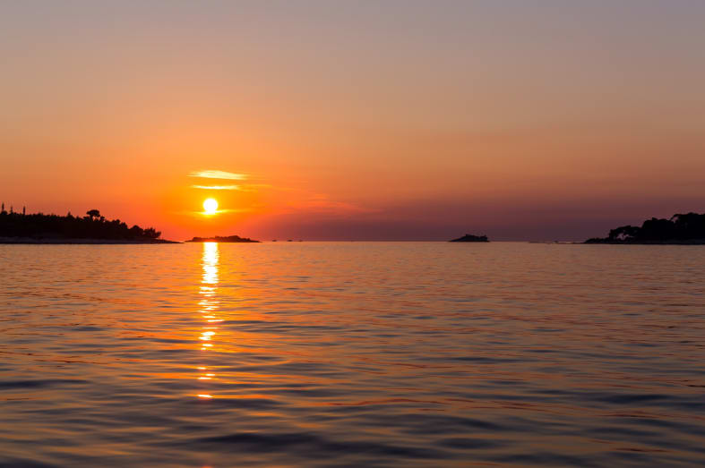 Sunset - Venice and Croatia
