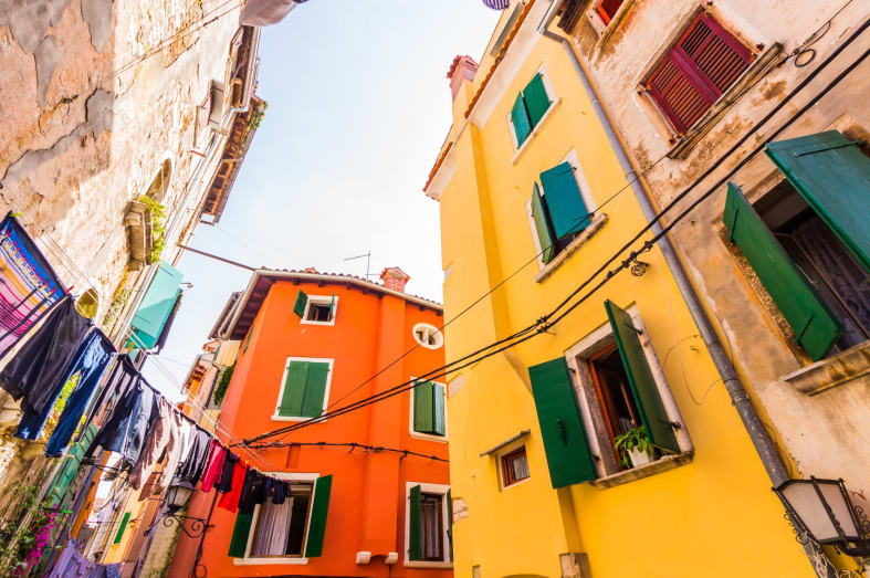 Colourful streets - Venice and Croatia