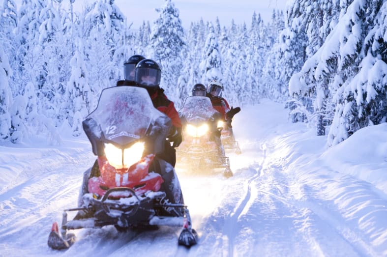 Snowmobiling - Simply Finnish Lapland