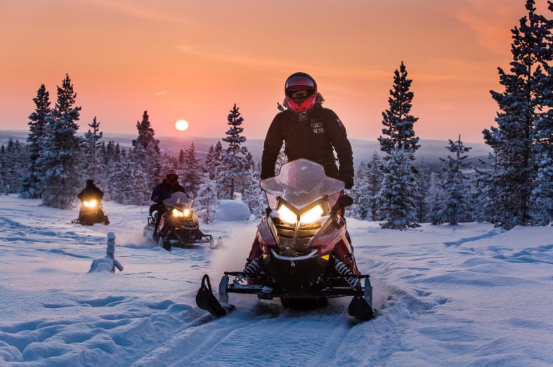 Snowmobile - Finnish Lapland for Families  