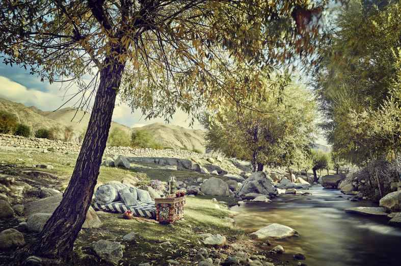 Picnic in Nubhra Valley in Ladakh