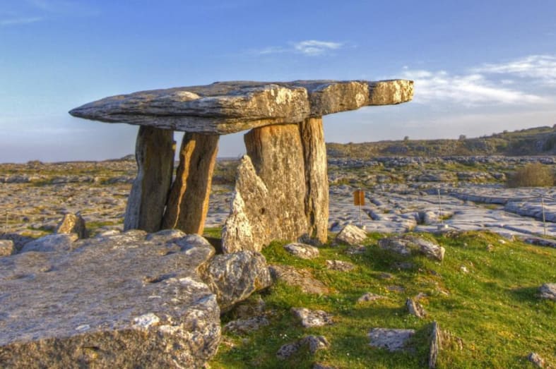Neolithic dolmen on the Burren - Classic Ireland
