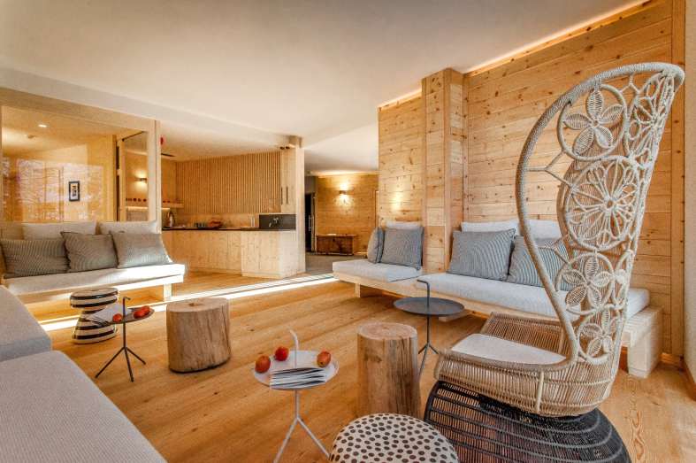 Wellness area - Wellness area, Rosa Alpina in summer