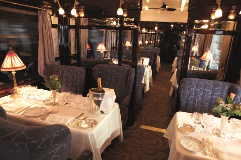 Restaurant car - Venice Simplon Orient Express