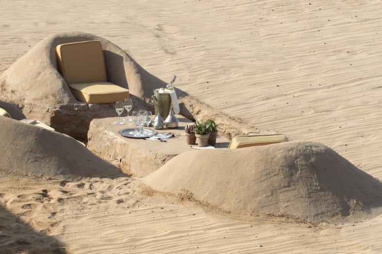 Beach chairs - Morocco Honeymoon