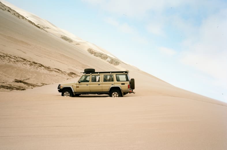 Game drive along the dunes - 