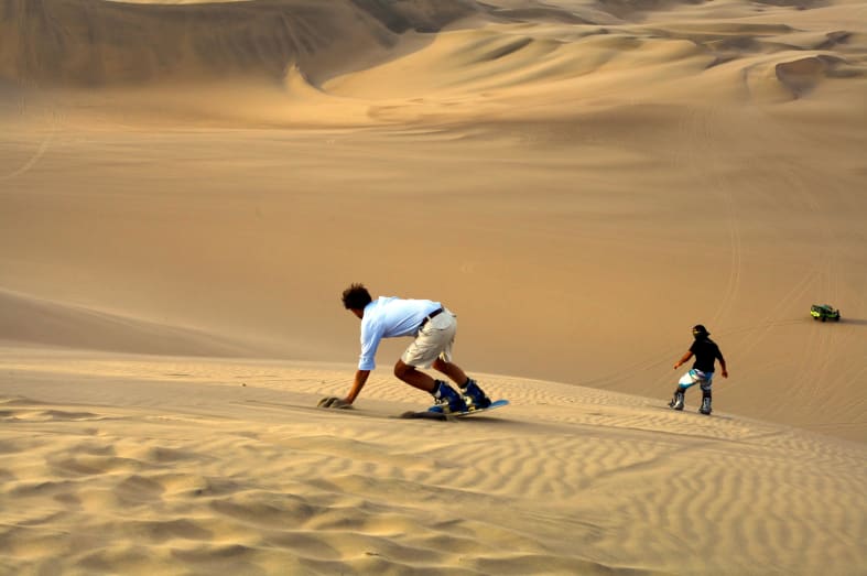 Sandboarding in Swakopmund - Namibia for Teenagers