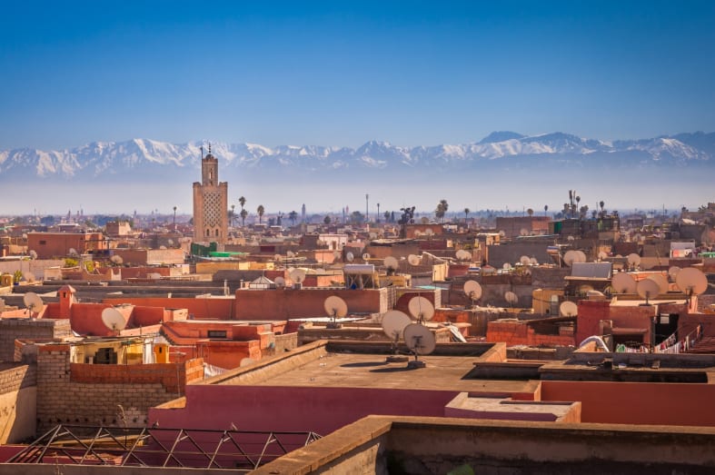 Marrakech rooftops - Marrakech and Moorish Spain