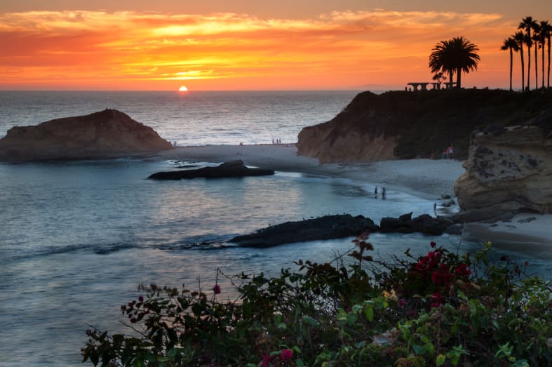 Pacific Coast Sunset - Romantic California 