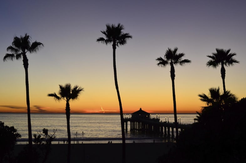 Venice Beach sunset 