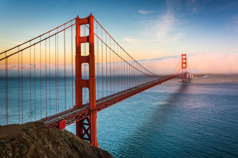 Golden Gate Bridge - Sunny California Road Trip 