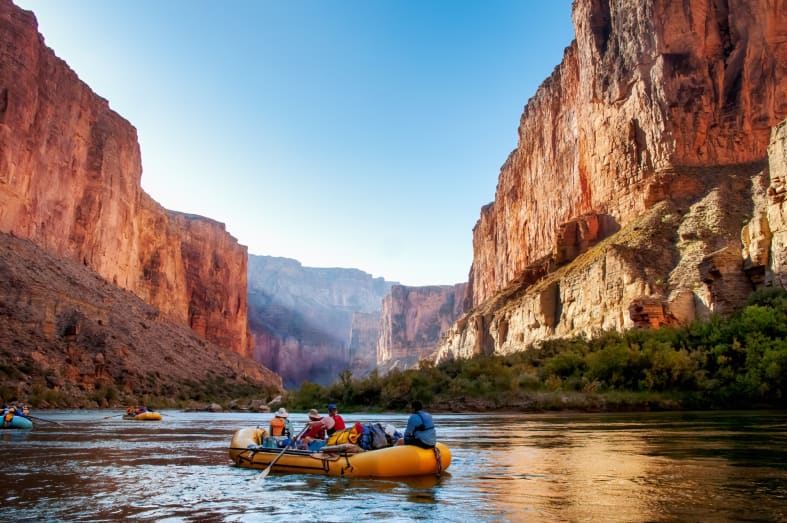 Rafting on The Colorado River   