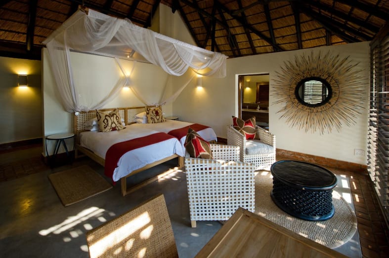 Mfuwe Lodge Bedroom - Exploring Southern Luangwa