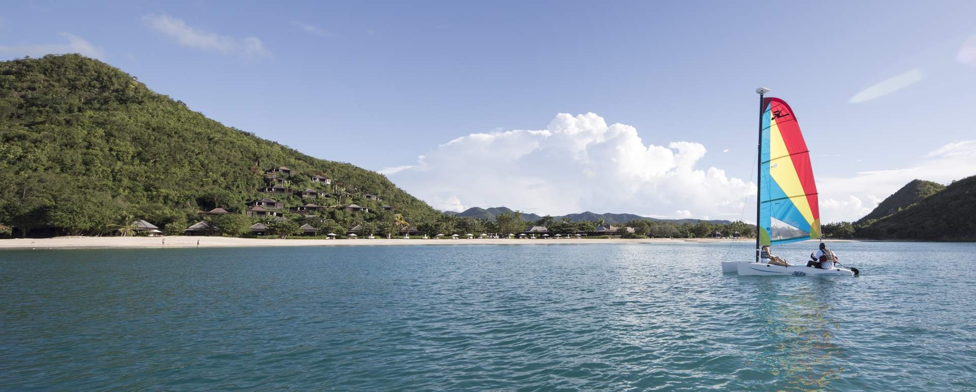 Sailing Hermitage Bay 