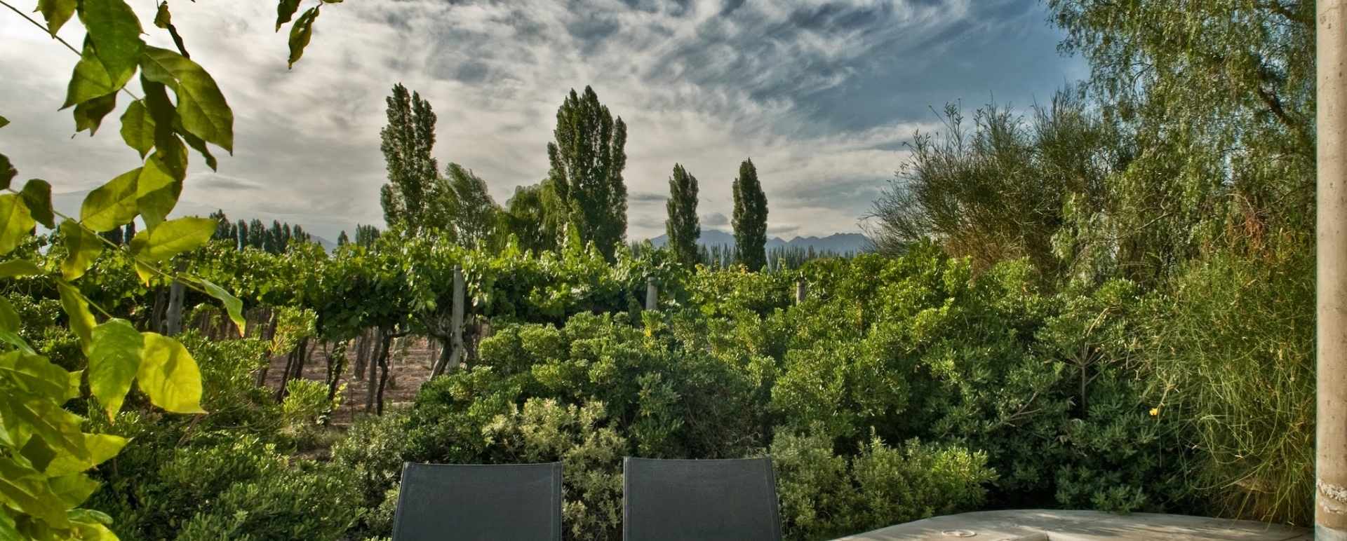 Private terrace - Cavas Wine Lodge
