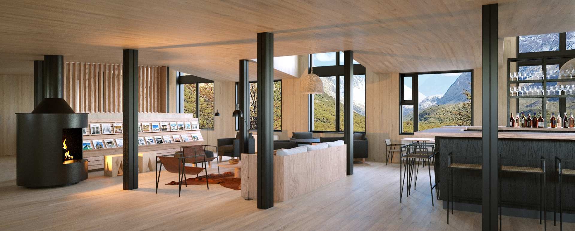 Common areas Render 