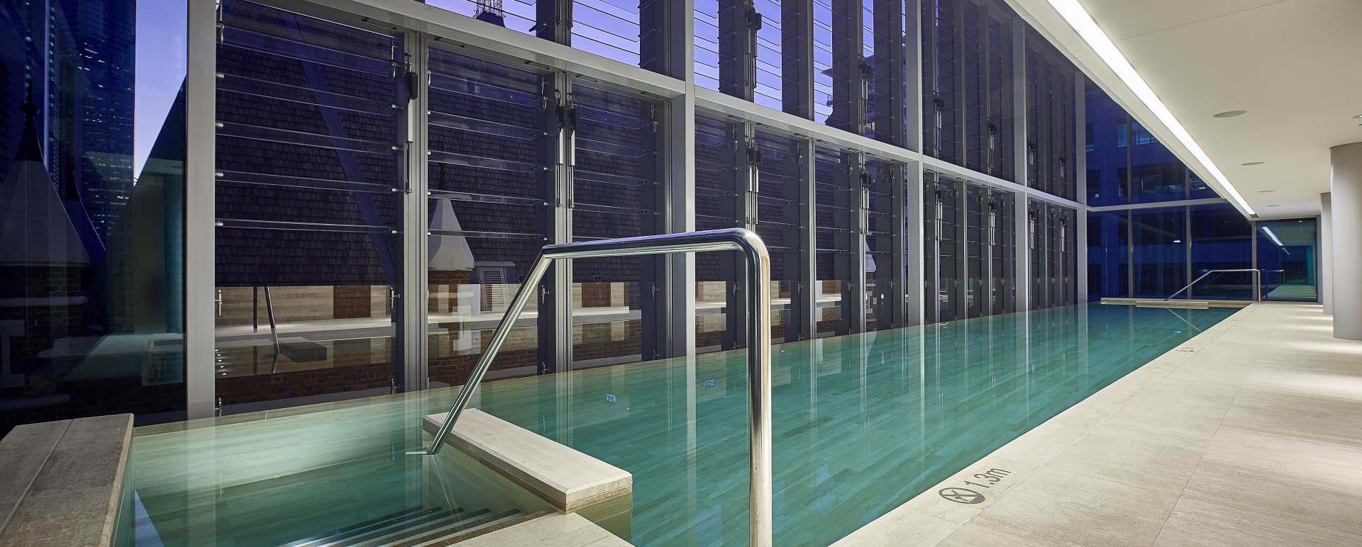 Pool at dusk  - COMO The Treasury