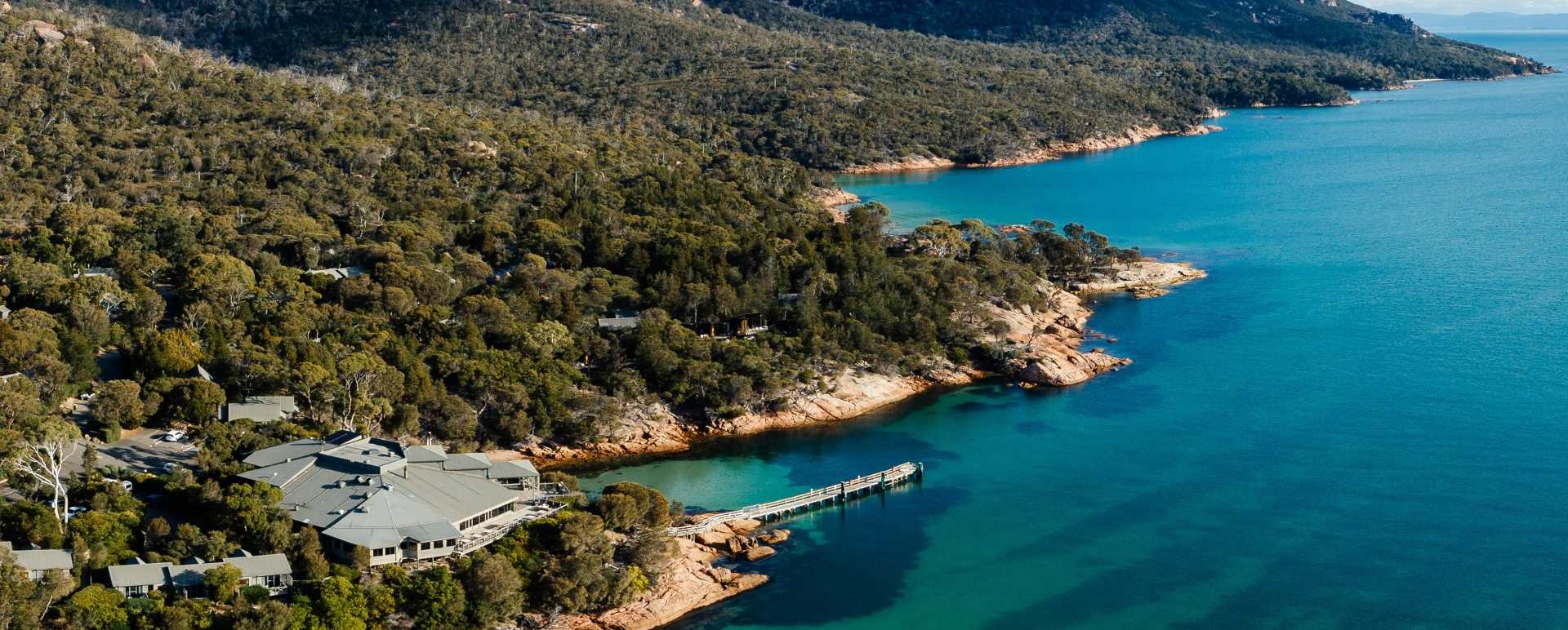 Aerial - Freycinet Lodge  