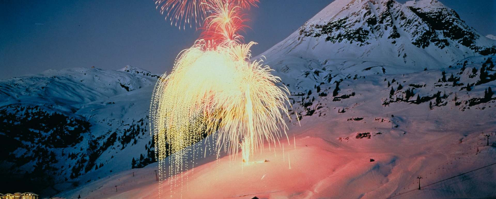 Fireworks in Zurs