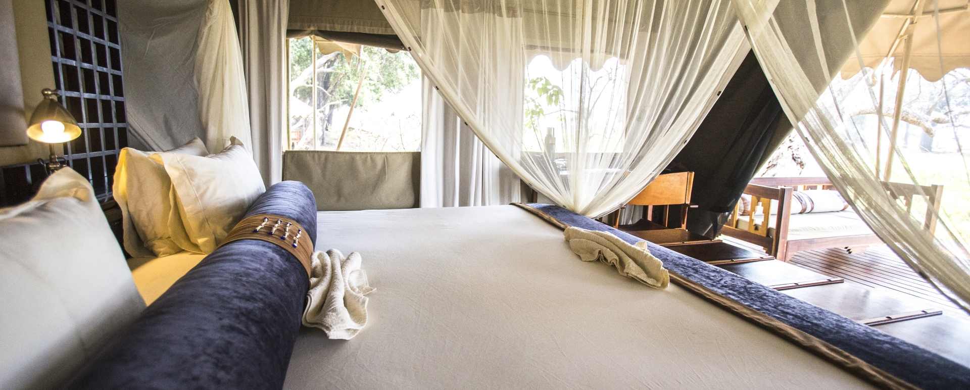 Guest tent interior 