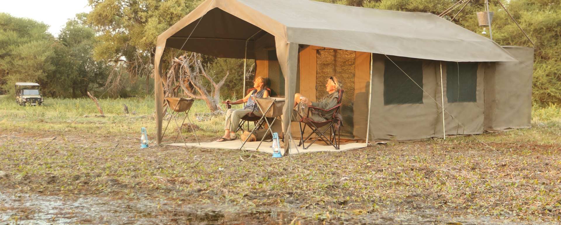 Mobile tent - Khwai
