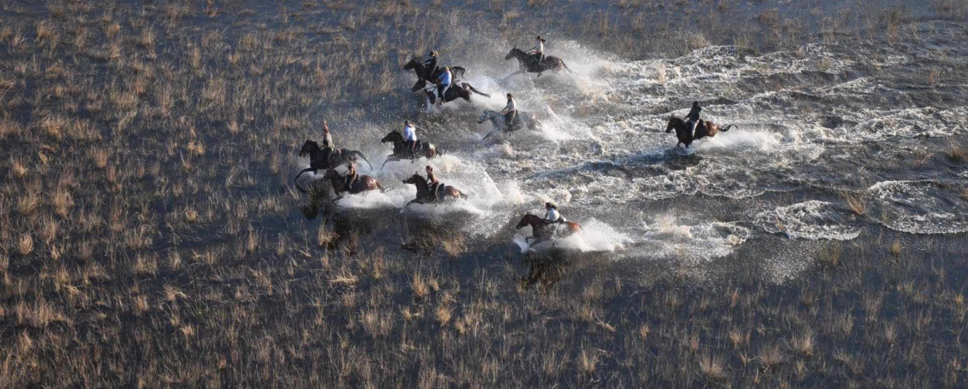 Riding through the delta - Macatoo Camp