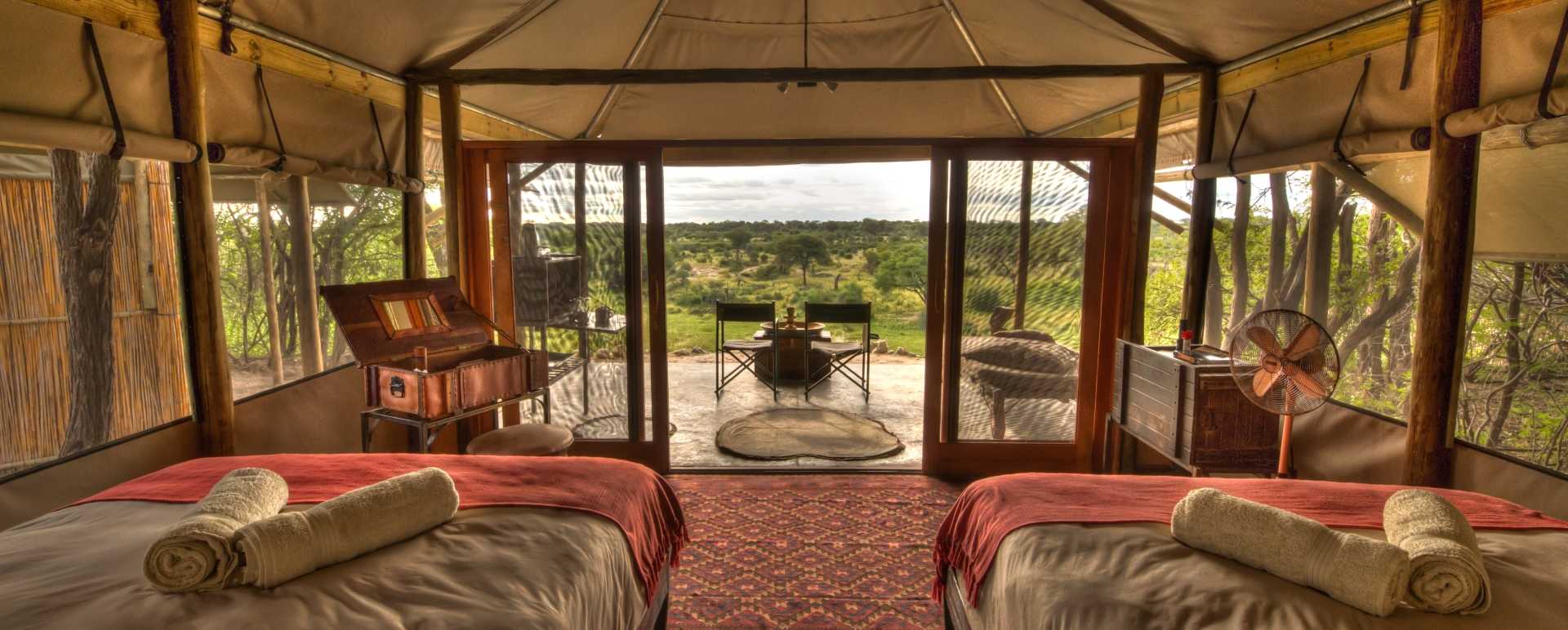 View from tent - Meno A Kwena