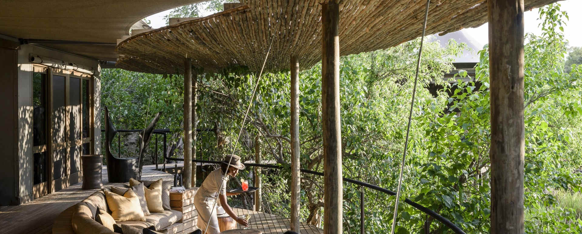 Lounge Views - Xigera Safari Lodge 