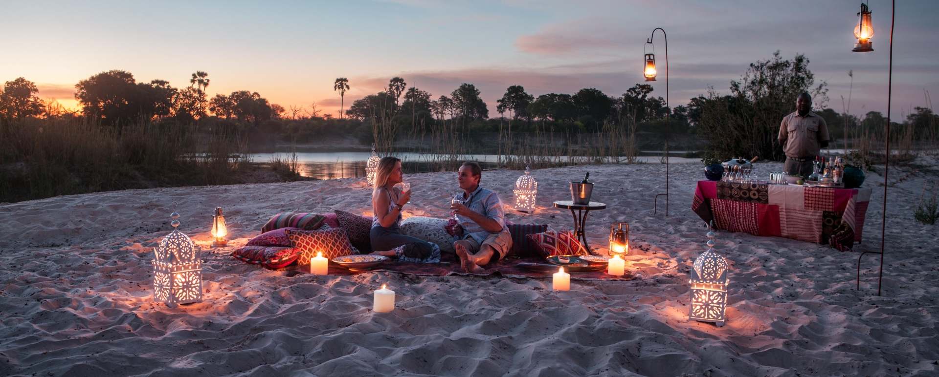 Sandbar picnic  