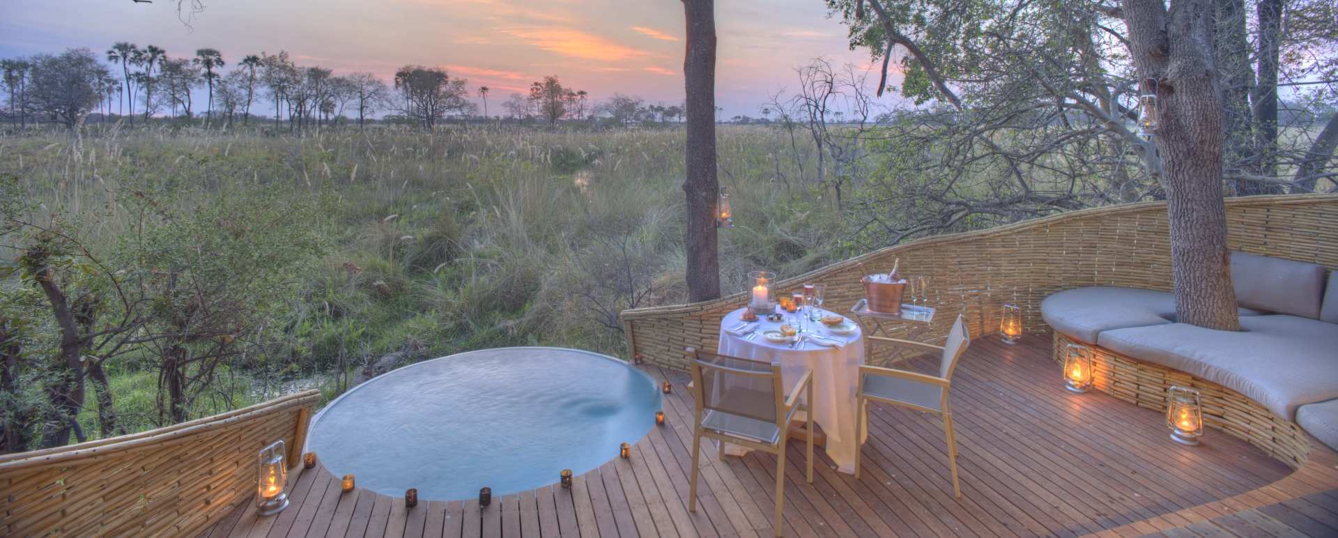 Sandibe room terrace  