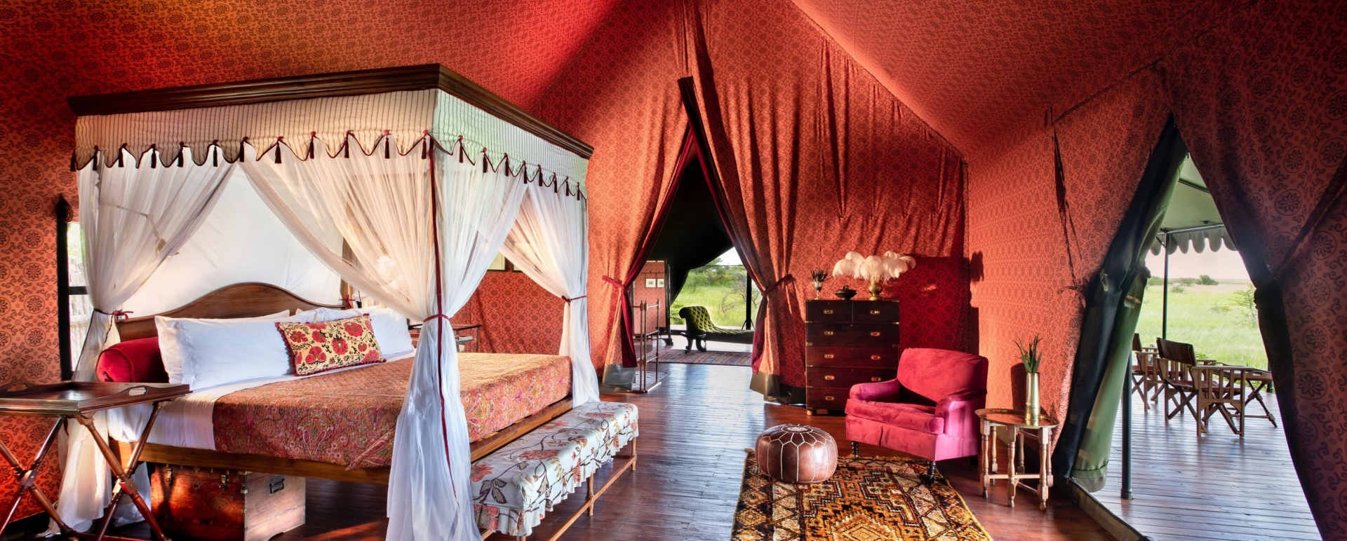 Jacks Camp bedroom 