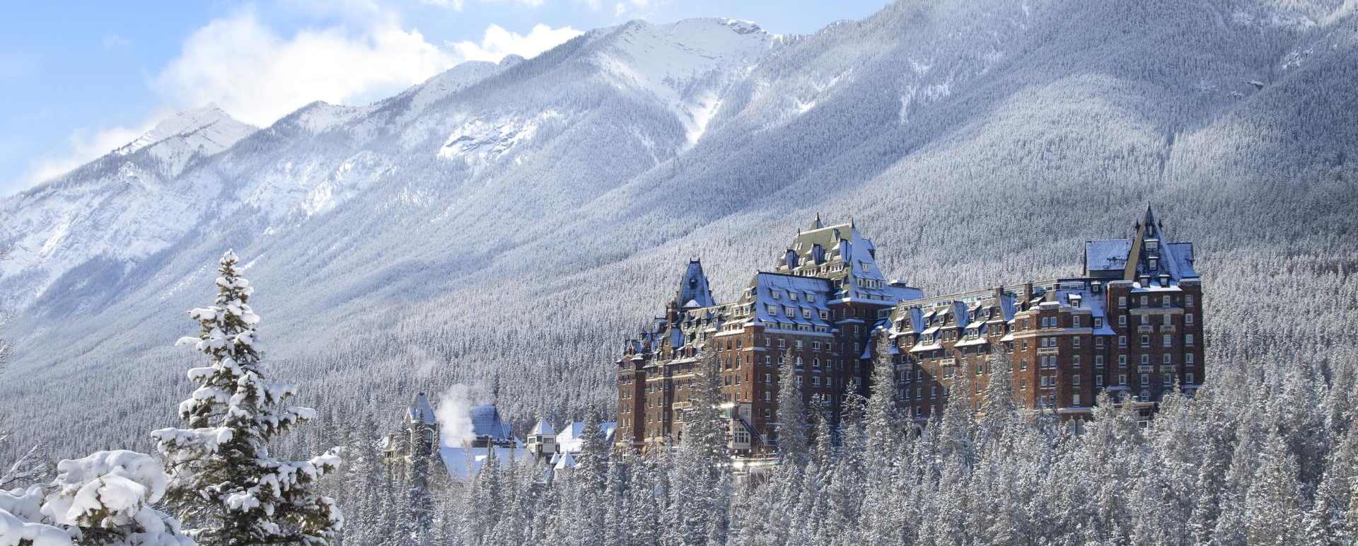 Banff in winter  - Fairmont Banff Springs